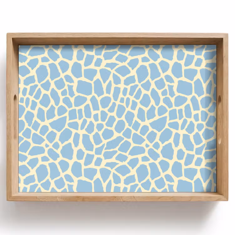 Vassoio - Giraffa - Moderno - Blu — 1