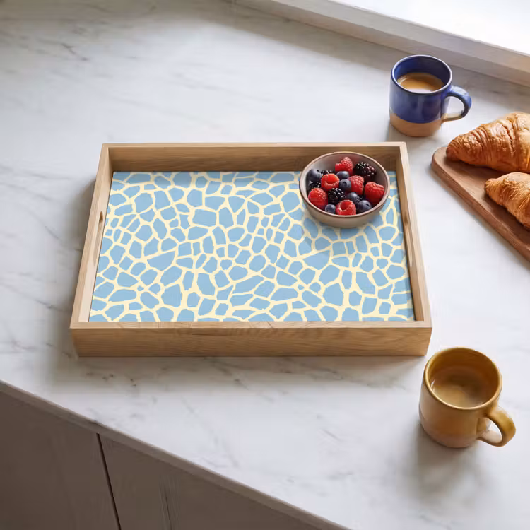 Vassoio - Giraffa - Moderno - Blu — 3