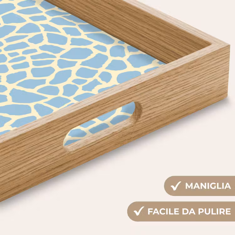 Vassoio - Giraffa - Moderno - Blu — 8