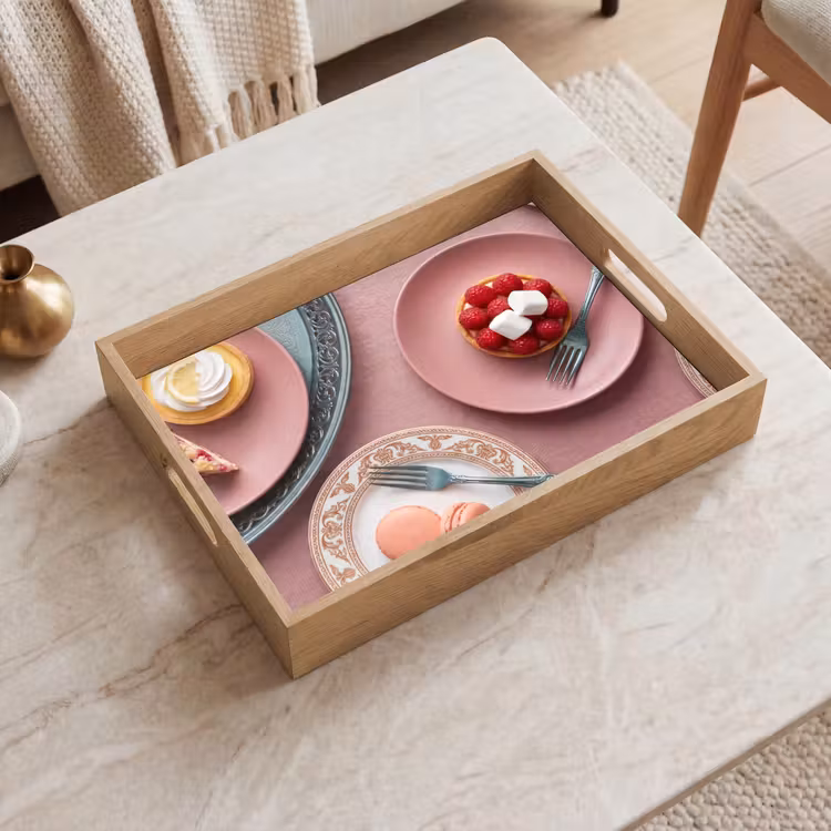 Vassoio - Dolce - Torta - Pasticceria - Dolce - Rosa — 2