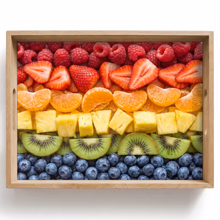 Vassoio - Frutta - Arcobaleno - Salutare - Colorato — 1
