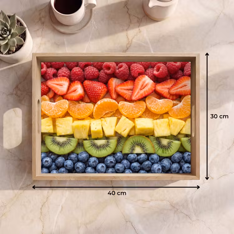 Vassoio - Frutta - Arcobaleno - Salutare - Colorato — 7