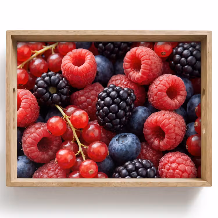 Vassoio - Frutti di bosco - Miscela - Freschi - Cibo - Colorati — 1