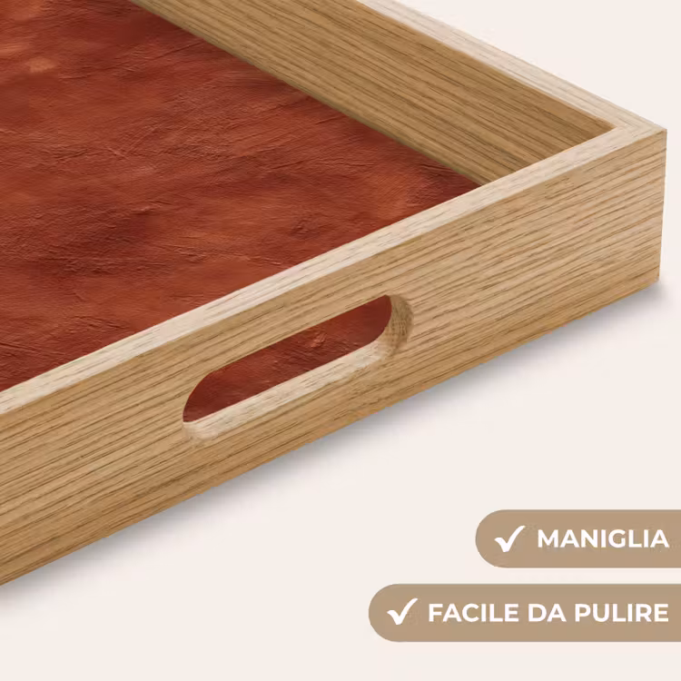 Vassoio - Stucchi - Texture - Terracotta — 8