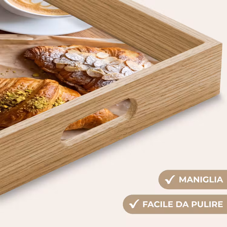 Vassoio - Cibo - Croissant - Caffè - Colazione - Moderno — 8