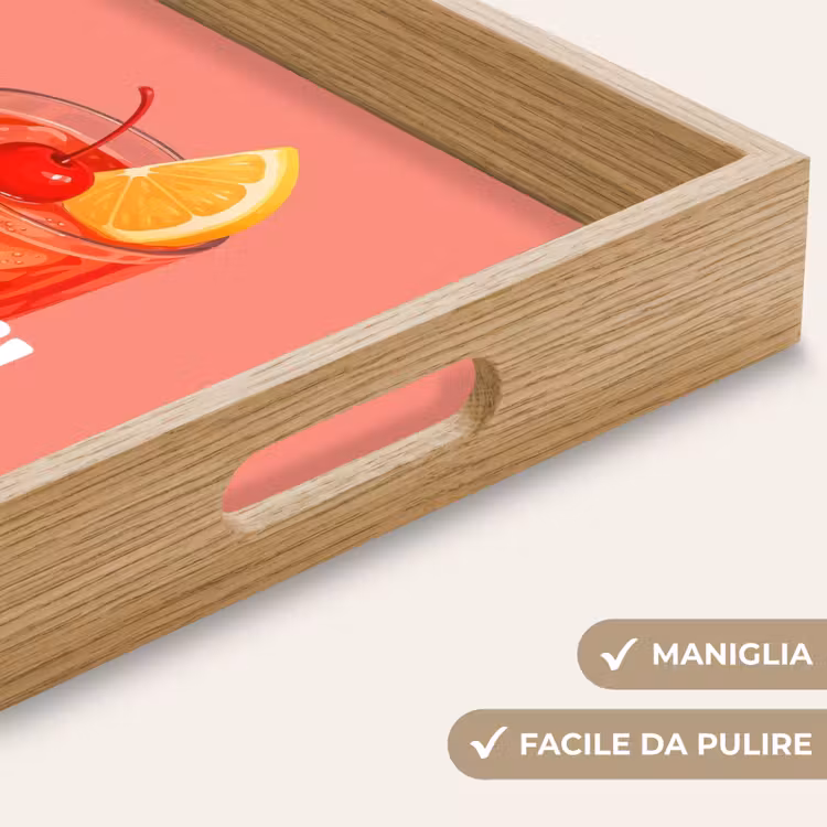 Vassoio - Cocktail Lounge - Bicchiere - Corallo — 8