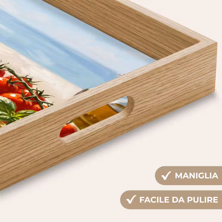 Vassoio - Cibo - Mediterraneo - Natura - Dipinto — 8