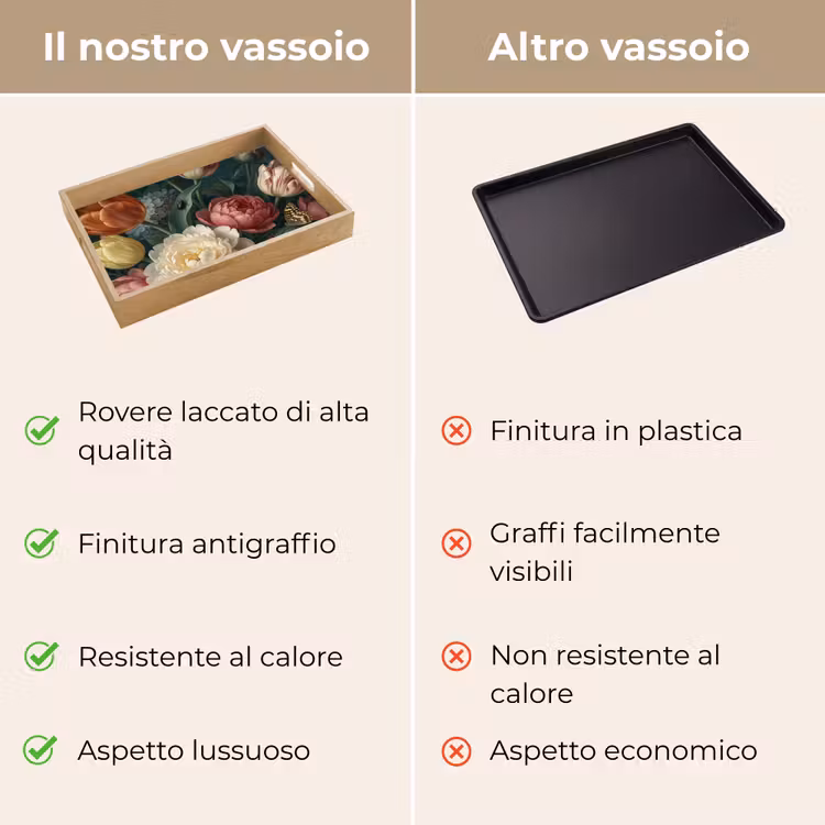 Vassoio - Fiori - Mazzo - Natura - Classico - Scuro — 9