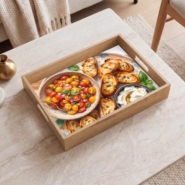 Vassoio - Cibo - Pomodoro - Pane - Colorato - Cucina — 2