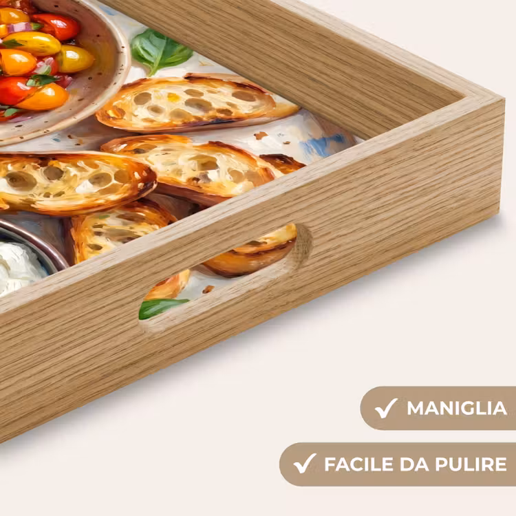 Vassoio - Cibo - Pomodoro - Pane - Colorato - Cucina — 8