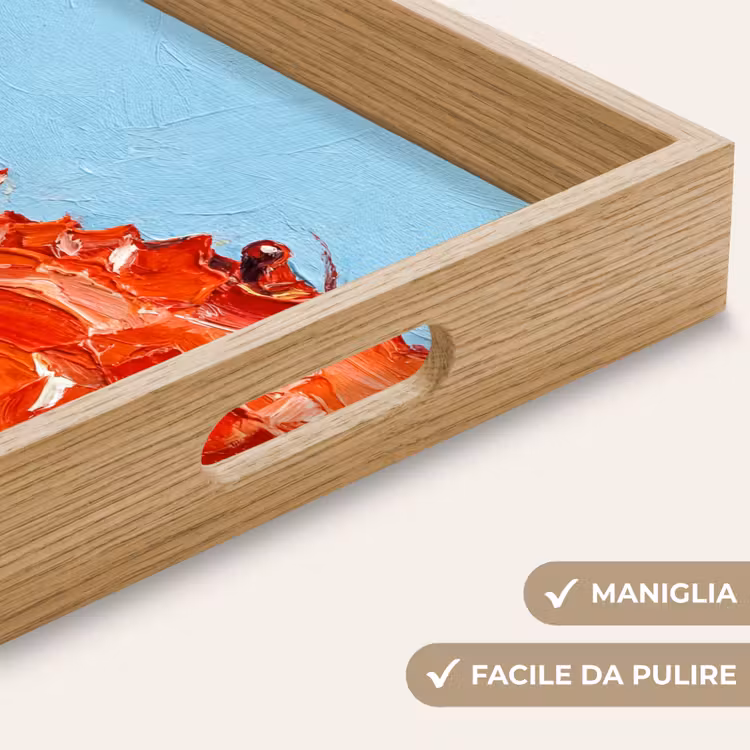 Vassoio - Granchio - Mare - Animali - Astratto - Rosso — 8
