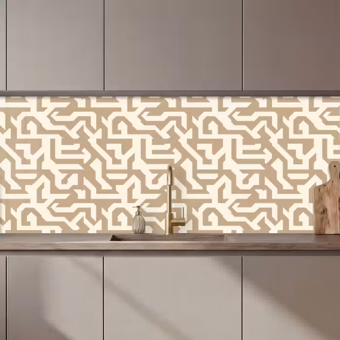 Schienale cucina - Moderno - Astratto - Beige