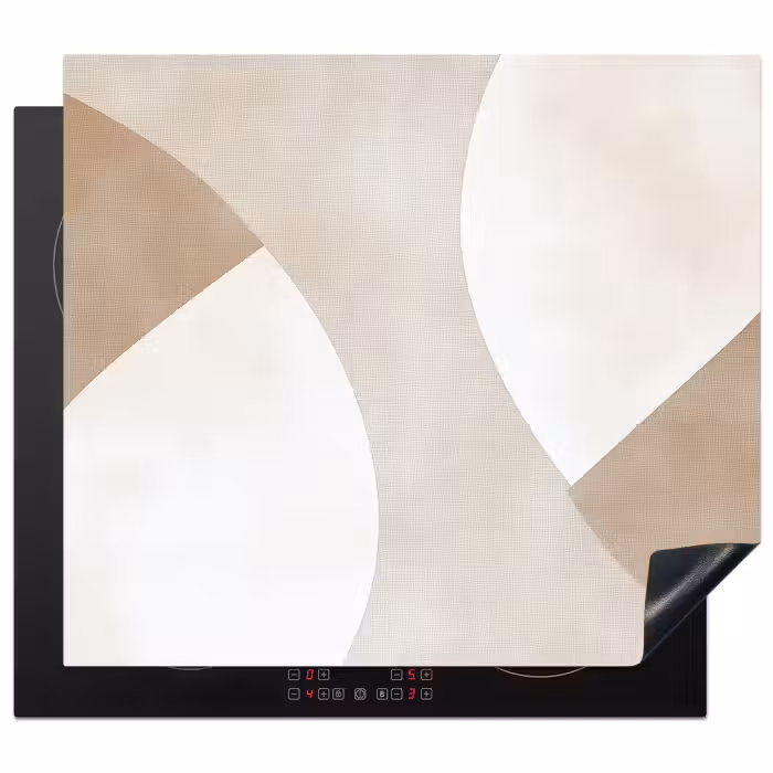 Protezione piano induzione - Marrone - Giapponese - Astratto