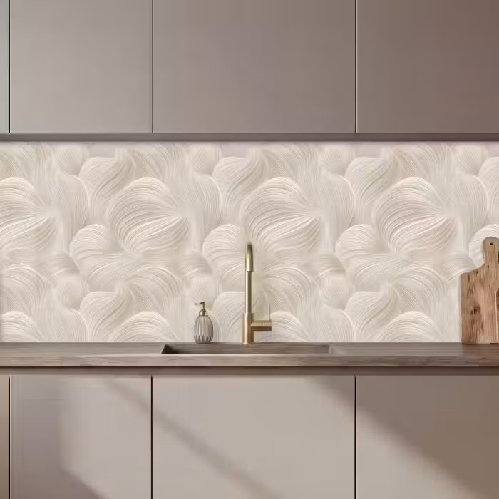 Schienale cucina - Linee - Ventilatore - Beige