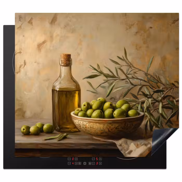 Protezione piano induzione - Olive - Natura morta - Vintage